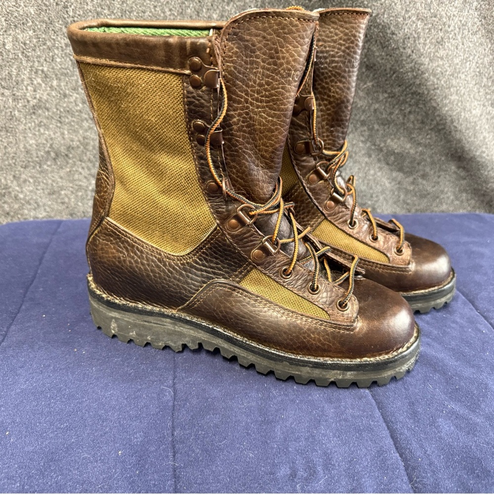 Danner Green and Brown Insulated Boots